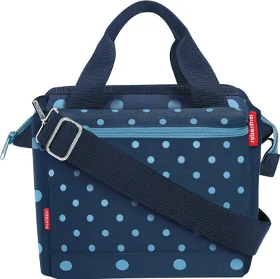 Immagine prodotto di Klickfix Lenkertasche ROOMY, blu a pois misti