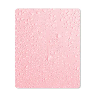 Produktbild von MuchoWow® Mauspad Mousepad Rosa Hintergrund mit Wassertropfen 30x40 cm - Mousepads - Maus Mat - Pad - Mausunterlage - Mausmatten