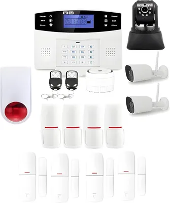 Immagine prodotto di Sistema di allarme per la casa, kit di sicurezza wireless con telecamera e sensori