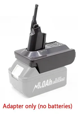 Produktbild von 18V Akku-Adapter für V7/V8 Staubsauger - Konverter für Elektrowerkzeug-Akku - Kompatibel mit SV11/SV10 - Mit Akku -  - Himmelblau