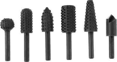 Obrázek produktu pro EXTOL Premium rašple rotační do dřeva, sada 6ks, dřík 6mm 8803701