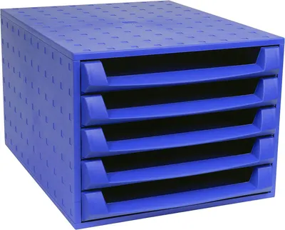Produktbild von Exacompta 221101D, 387 x 284 x 218 mm, Blau, Polypropylene