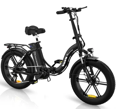 Produktbild von EVERCROSS EK6 E-Bike Klapprad 20 Zoll Fatbike 250W 48V Elektrofahrrad Schwarz