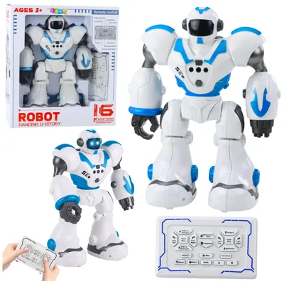 Obrázok produktu pre Interaktívny diaľkovo ovládaný robot Rc 16 funkcií Svetlá Znie na modro