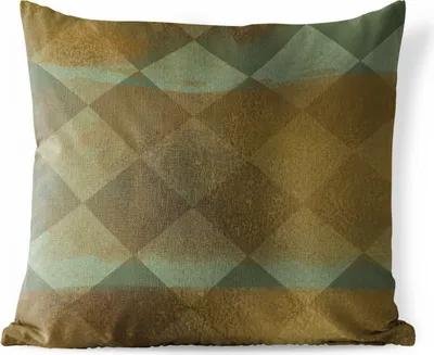 Produktbild von MuchoWow® Outdoor Kissen - Muster - Quadratisch - Grün - 60x60 cm - Wetterfest - Lounge Kissen - Dekoration - Schlaf Kissen