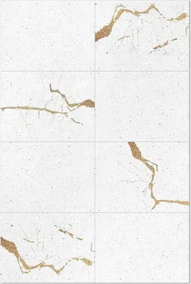 Produktbild von Stilvolle Marmorsteinplatten – Vinyl Fußmatte – 60x90 cm – Rutschfest, Pflegeleicht & Langlebig