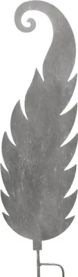 Image de Fiche de jardin Feuilles Grises 60cm