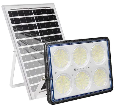 Immagine prodotto di Avizar, faretto solare a LED da 19 W con pannello da 20 W e sensore, grigio
