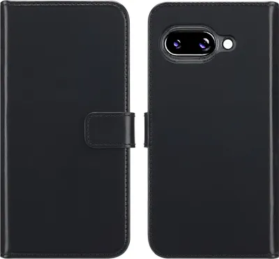 Immagine prodotto di Custodia a libro in vera pelle Selencia per Google Pixel 9A - Nero