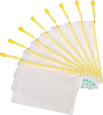 Produktbild von tarifold Reißverschlusstasche ZIPPER DIN A5 PVC gelb (1 Stück)