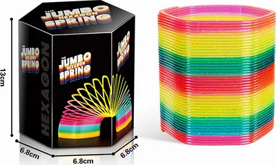 Produktbild von Farebná jumbo špirála s trblietkami