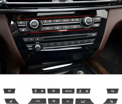 Obrázek produktu pro Ventilace Klimatizační jednotka Klimatizační spínač Knoflík Tlačítko 12 stc. Pro BMW F07 F10 F11 F01