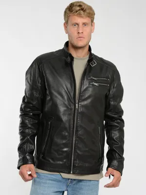 Produktbild von JCC Lederjacke 3102239 Herren black 56