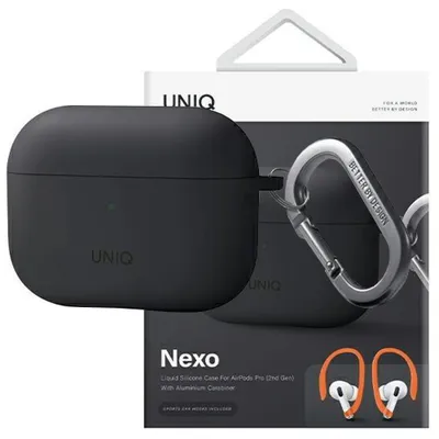 Obrázek produktu pro Pouzdro Uniq Case Nexo pro AirPods Pro 2 gen, s rámečkem na sluchátka, silikonové, modré