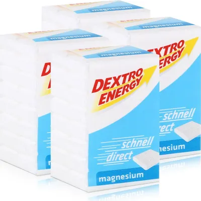 Produktbild von Dextro Energy Traubenzucker Magnesium 46g (4er Pack)