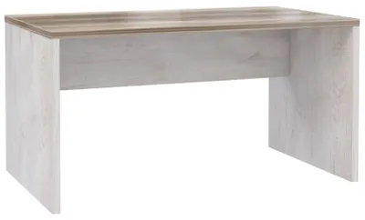 Bürotisch Schreibtisch DURO 140 cm Dekor Pinie weiß antik von Forte