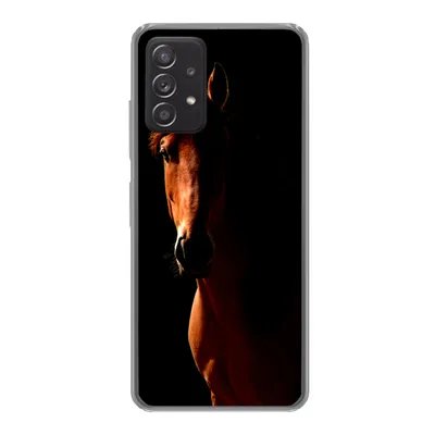 Produktbild von MuchoWow® Handyhülle Schutzhülle Hülle für Samsung Galaxy A33 5G Pferd - Licht - Porträt Silikon Softcase Handy Hülle - Kartenhalter