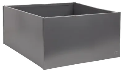 Produktbild von UNUS Pflanzkübel Deko Garten quadratisch 80x80x40cm anthrazit