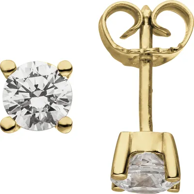 Produktbild von Ohrstecker 585 Gold Gelbgold 2 Diamanten Brillanten 1,00 ct. Ohrringe