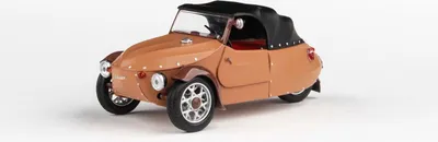 Image de Velorex 16/350 (1966) Beige/Noir/Marron ABREX 1:43
