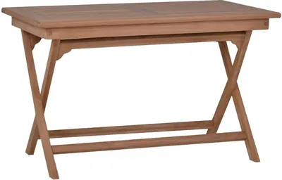 Produktbild von MiaMöbel Gartentisch 120 cm Gartenmöbel Outdoor Modern Massivholz Teak Honig
