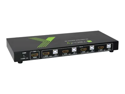Immagine prodotto di Techly KVM Switch USB, HDMI, 4K, 4 Wege