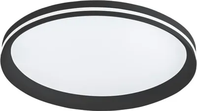 Produktbild von Isy - Fabas Luce Aluminium LED Deckenleuchte - Integrierte LED 52W IP20 Schwarz
