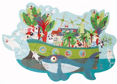 Productafbeelding van SCRATCH Contourpuzzel – De Ark
