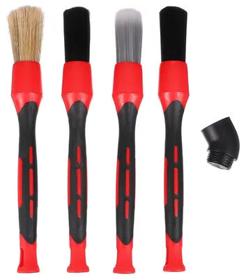 Productafbeelding van Set van precieze borstels met verwisselbare opzetstukken voor het reinigen van auto's. CAR DETAILING BRUSH 4