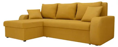 Produktbild von MIRJAN24 Ecksofa Kris Lux, Stilvoll Eckcouch mit Bettkasten und Schlaffunktion, L-Form Couch, Schlafsofa (Farbe: Velo 626)