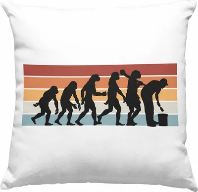 Produktbild von Trendation - Maler Geschenke Deko-Kissen mit Füllung 40x40 Lackierer Lustig Geburtstag (Grün)