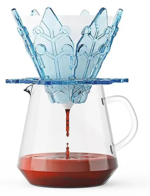 Imagen del producto de Soporte de filtro de café plegable con 40 filtros de papel