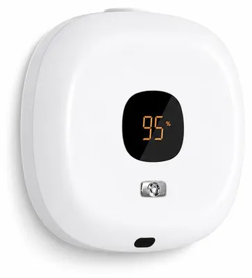 Produktbild von Automatischer Sensor Seifenspender 300ml, Wandmontage, USB-C Wiederaufladbar, Schaumspender mit LED Anzeige & 3 Dosierstufen
