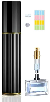 Immagine prodotto di Flacone spray ricaricabile da 10 ml, colore nero