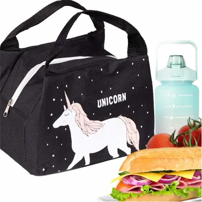 Imagen del producto de Bolsa Aislante Térmica Desayuno Almuerzo Unicornio