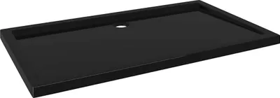 Produktbild von vidaXL Duschtasse ABS Rechteckig Schwarz 70x120 cm