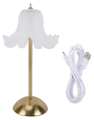 Obrázok produktu pre LED stolná lampa, dobíjateľná, s dotykovým ovládaním, v severskom štýle, slúži ako nočná lampička a dekorácia do spálne alebo obývačky