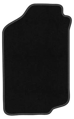 Produktbild von Fahrermatte Velours für Volkswagen Golf II 1983-1992 (Schrägheck) – 1-tlg, Schwarz, passgenau – Wielganizator BASIC