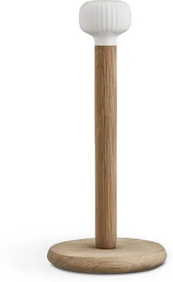 Küchenrollenhalter 31,5 cm, Holz, Weiß, 1 Stück