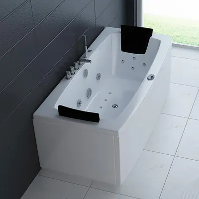 Produktbild von PureHaven Whirlpool 170x80 cm Heizung Reinigungsprogramm & Lichttherapie Bluetooth-fähiges Soundsystem