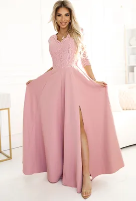 Produktbild von Numoco Formelle Frauenkleider Amber Puderrosa XXL