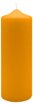 Produktbild von Spitzkopf Stumpen Kerzen Honig Natur 20 x Ø 7 cm, 6 Stück
