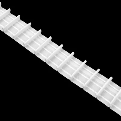 Produktbild von Gardinenband 10m Bleistiftfalte Weiß-40mm 1:2.0 Kräuselband Faltenband