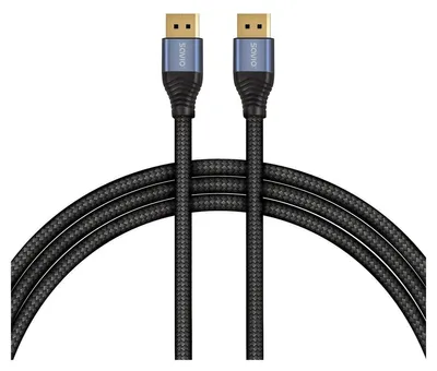 Obrázok produktu pre Savio CL-211, 3 m, DisplayPort, DisplayPort, Samica, Samica, Čierna