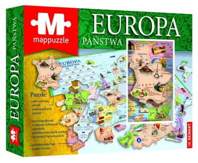 Obrázek produktu pro Mappuzle Evropa zemí