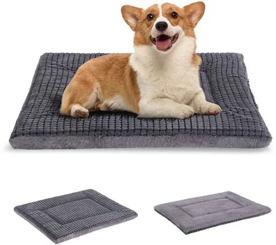 Immagine prodotto di Cuccia ortopedica per cani, cuscino lavabile, grigio, 76x50 cm