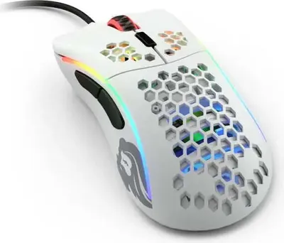 Zdjęcie produktu dla Glorious Gaming Model D Minus, Po prawej stronie, Optyczny, USB Typu-A, 3200 DPI, 1 ms, Biay