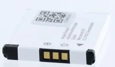 Immagine prodotto di Batteria ricaricabile per Canon IXUS180 agli ioni di litio, 3,7 V, 600 mAh, nera.