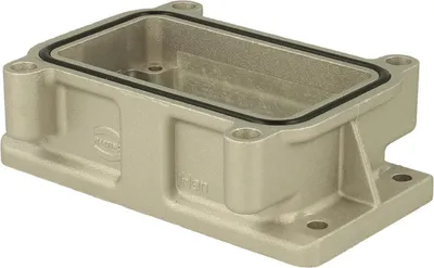 Produktbild von HARTING Han 10B EMV Anbaugehäuse Schraubverriegelung - 1 Stück