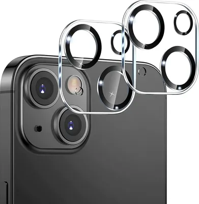 Produktbild von iPhone 13 Pro / iPhone 13 Pro Max Kamera Schutzfolie Panzerglas Abdeckung Glas Folie Panzerfolie Schutzglas 2 Stück